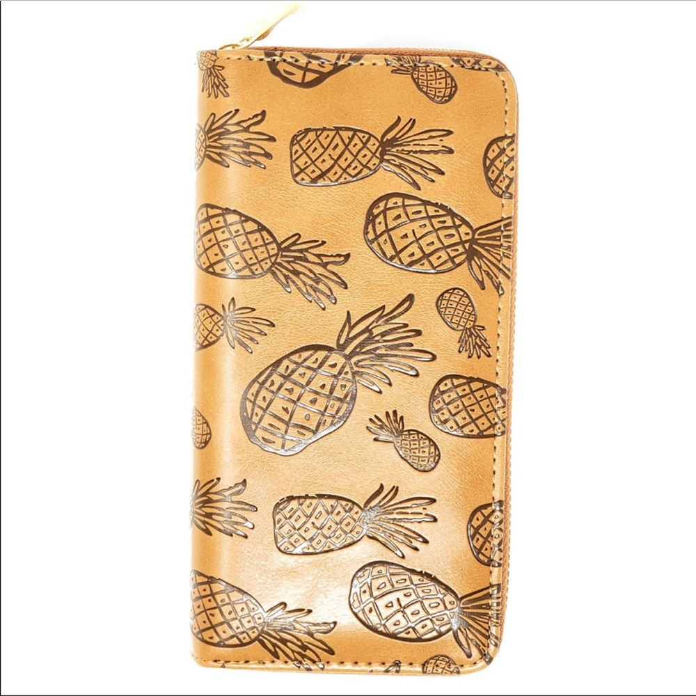 Pineapple embossed Wallet